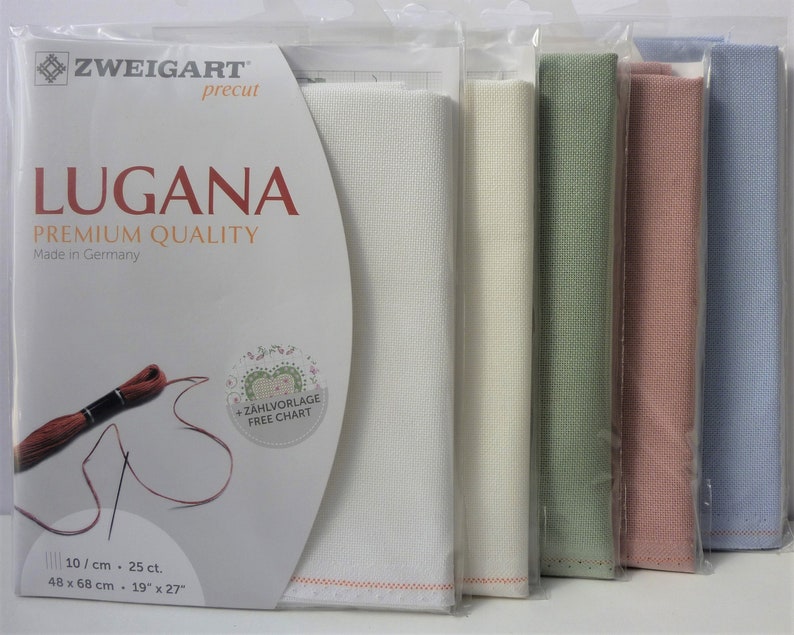 Lugana 25 Count Cross Stitch Fabric Hardanger Embroidery Pre Etsy Sweden