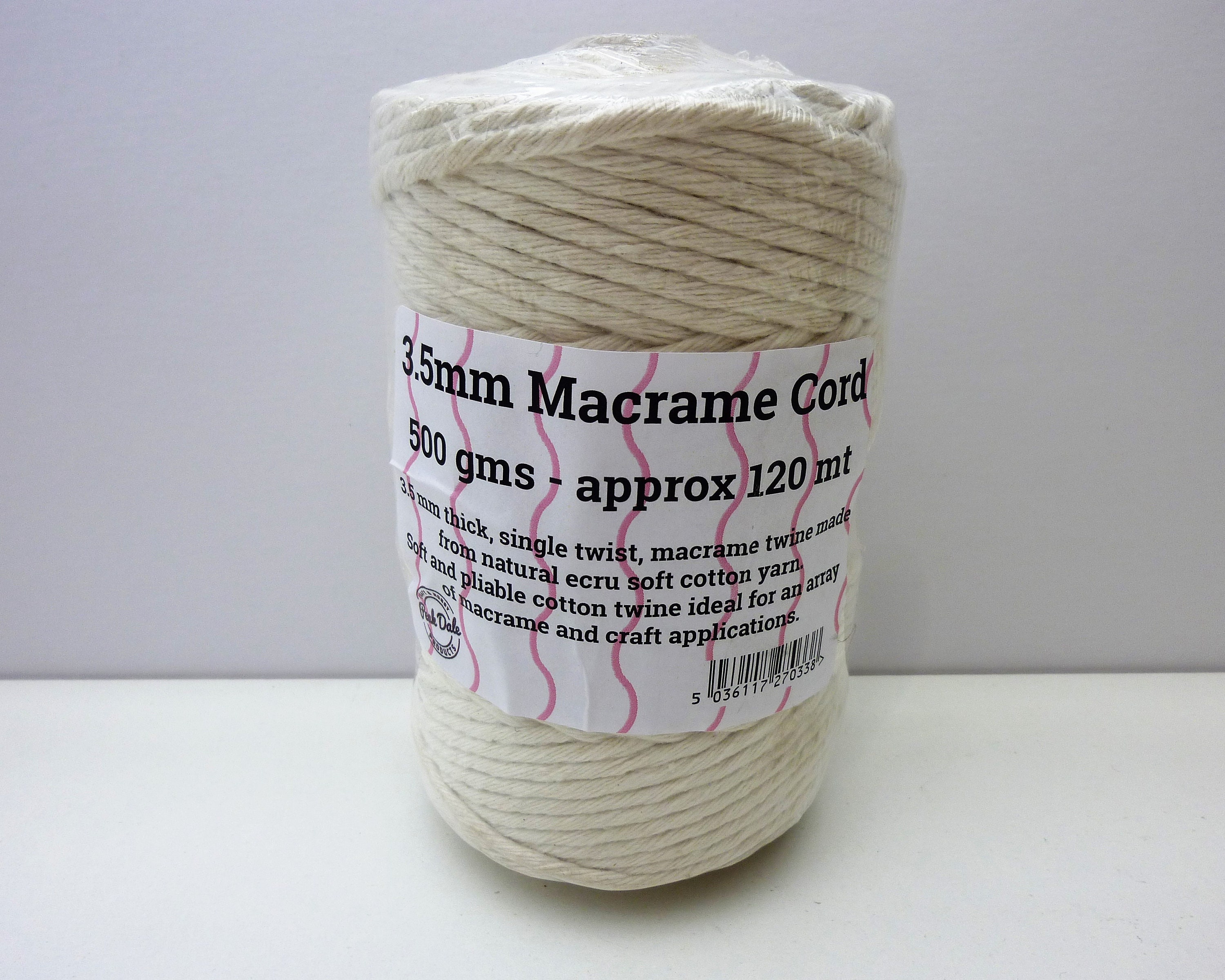 1meter of Cotton Rope, Made From High-quality Cotton Yarn, Thick Rope,  Thick Macrame Rope 