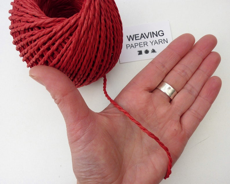 Paper string 40m rolls rustic twine for weaving knitting Etsy