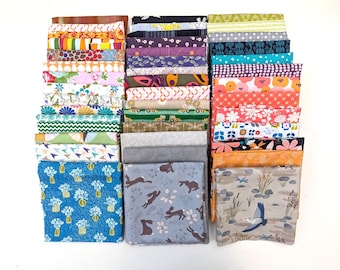 Fat Quarters & Fabric Offcuts Bundles: Quality Branded Prints, Quilting, Sewing