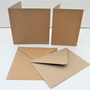 May include: Four brown cardstock envelopes and cards. The envelopes are slightly larger than the cards.