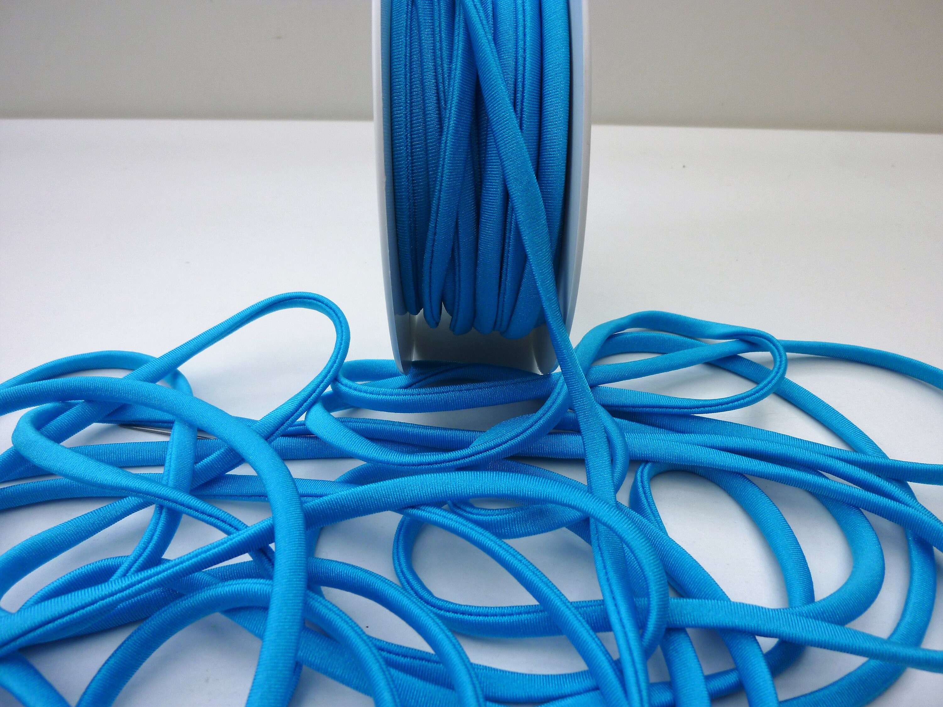 Electric blue elastic spaghetti cord for swimwear bikinis Etsy