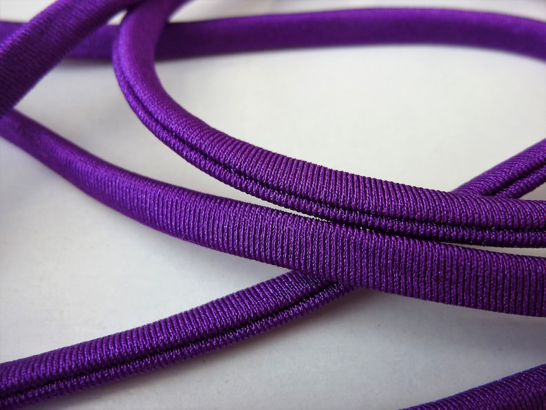 bracelets lingerie hair ties bikinis Purple elastic spaghetti cord for swimwear