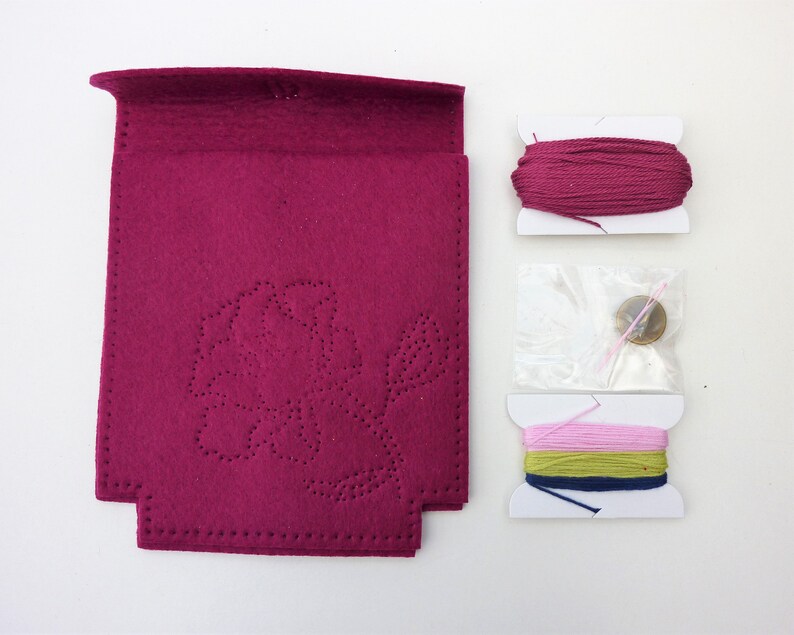 Make Your Own Felt Bag Kit Felt Craft Kit for Kids 5 Colours Etsy UK