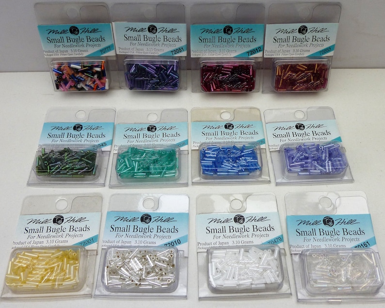 Small Bugle Beads by Mill Hill for Needlework Projects Etsy UK