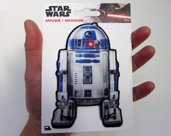 R2D2 Patch: Official Star Wars Iron on Embellishment