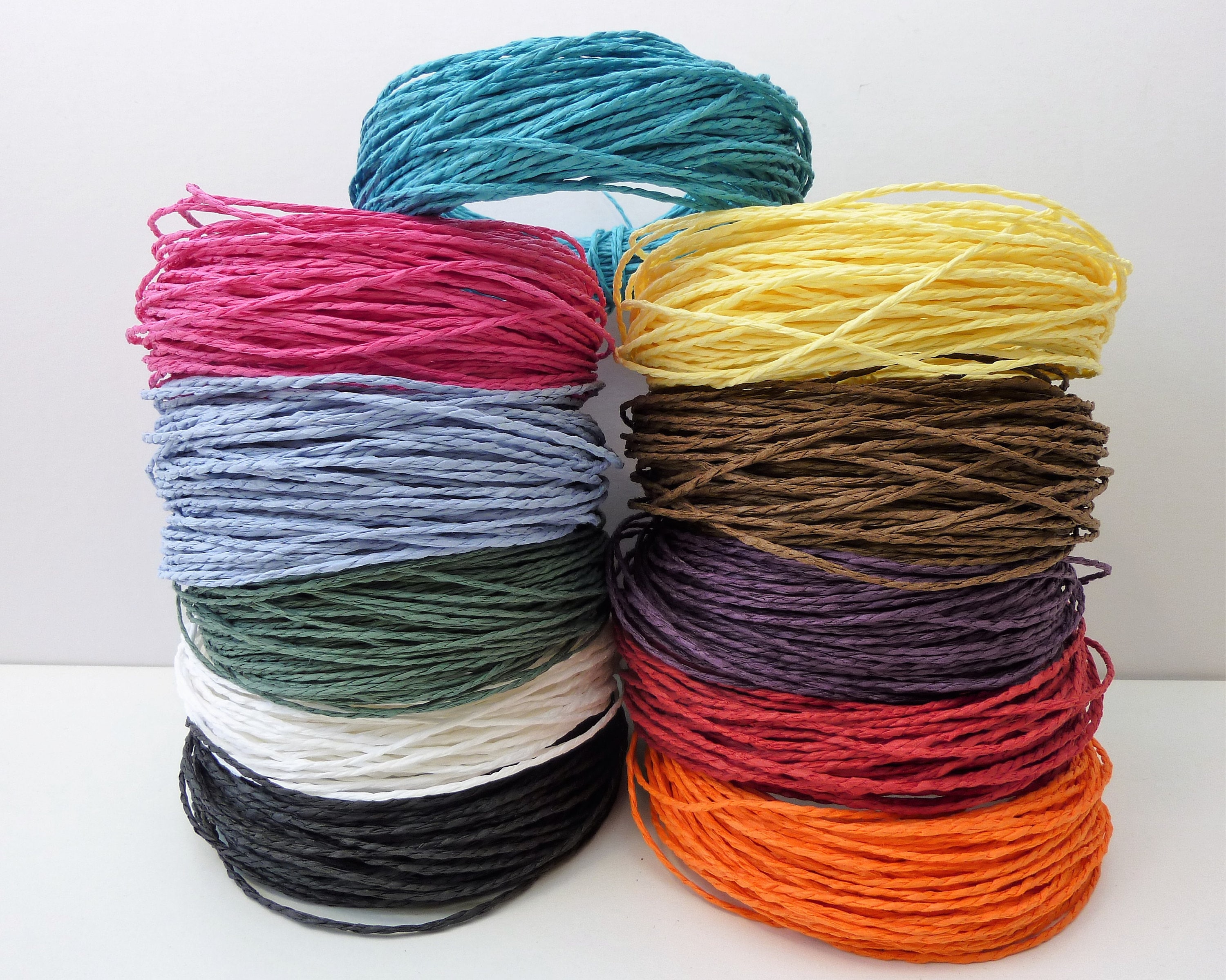 Paper string 25m rustic twine for gift wrapping weaving Etsy