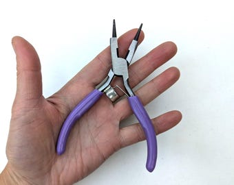 3-in-1 Jewellery Pliers: Round Nose, Flat Nose, Side Cutter