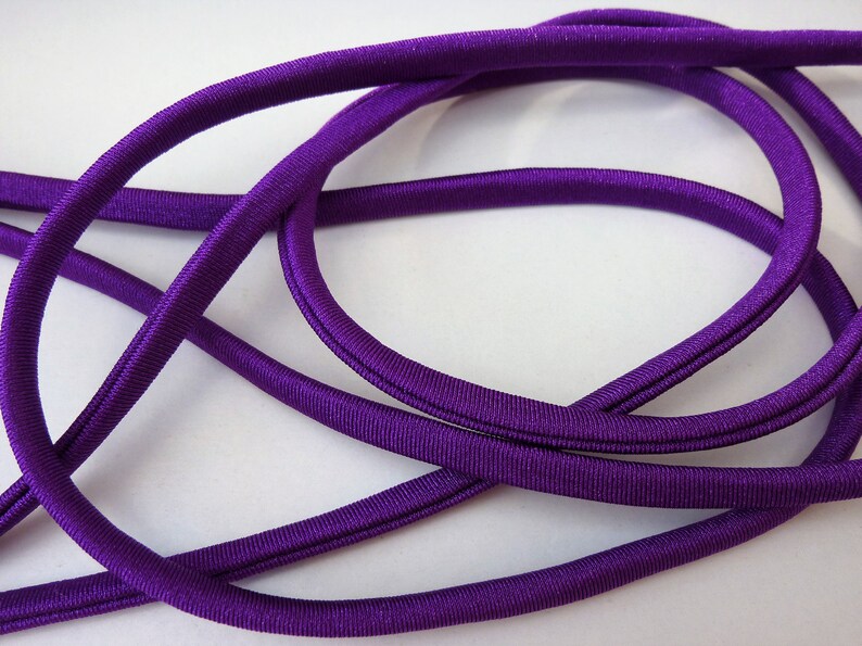 bracelets lingerie hair ties bikinis Purple elastic spaghetti cord for swimwear