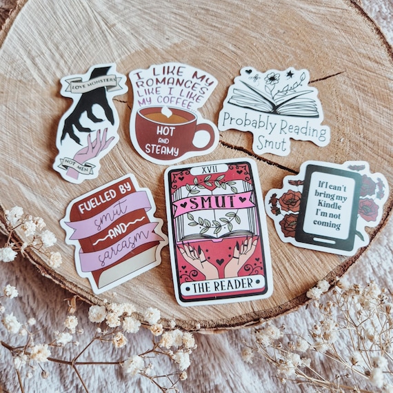 Sticker-Set • Smutty Books Bookstagram Booktok • Smut Romance Readers Kindle