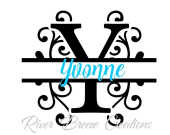 Download Split Monogram Letter Y Svg Fancy Swirl Font Svg Cricut Svg Designs Svg Cutting Files Svg File For Silhouette Instant Download Download 14543 Free Commercial Use Script Fonts
