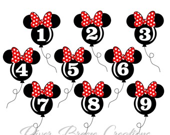 Download Mickey balloon svg | Etsy