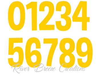 Dolphin Font Numbers Svg, Bold Font Numbers Svg, Cricut Svg designs, Svg cutting files, Kids Alpha Font Numbers Svg file, Instant Download