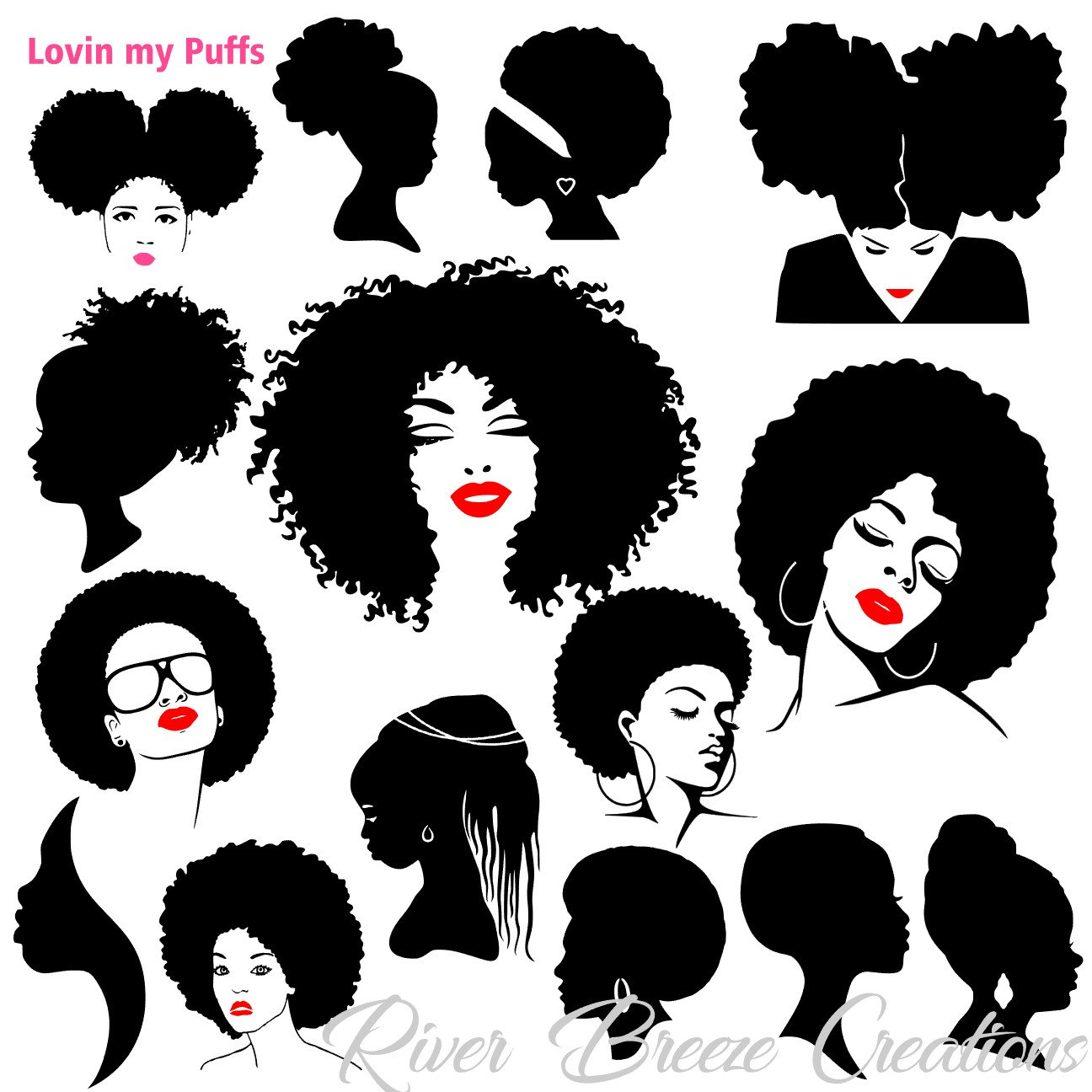 Download Black Queen Svg Cricut Svg African Afro Hair style Svg | Etsy