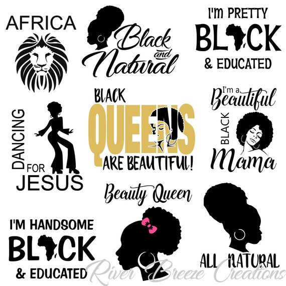Black Queen Bee SVG
