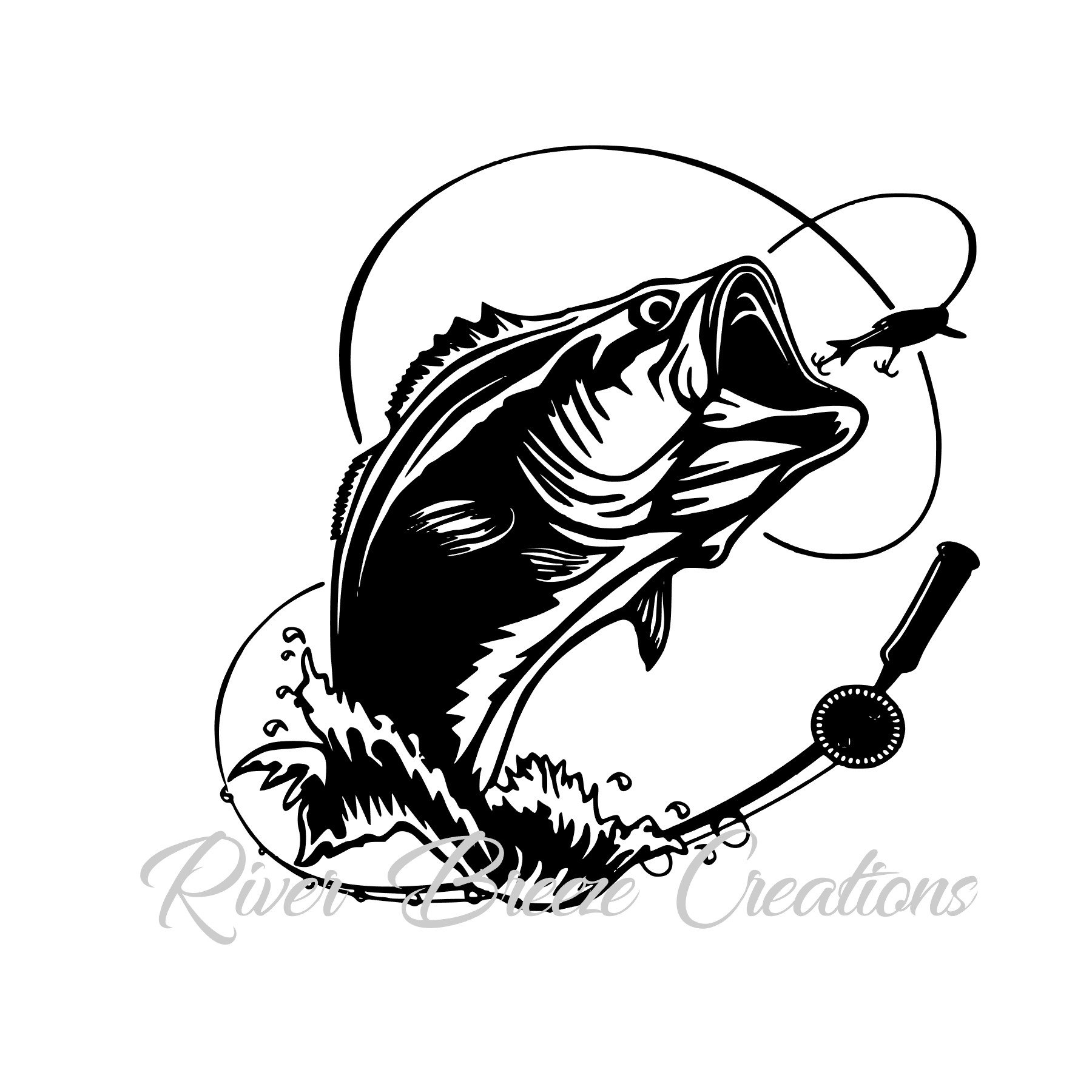 Free Free 213 Bass Fishing Silhouette Svg SVG PNG EPS DXF File