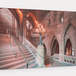 Manchester John Rylands Bibliothek Fotografie Ready To Hang Canvas Wandkunst