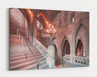 Manchester John Rylands Library Photography Ready To Hang Canvas Wall Art