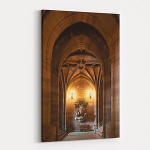 Manchester John Rylands Library With Arched Entrance Photography Ready To Hang Canvas Wall Art