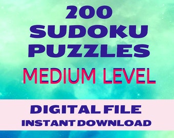 one page sudoku etsy