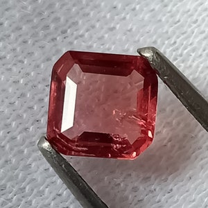 Red Pink Spinel, Spinel, 0.68 Cts ,No Heat Spinel, Vietnam Spinel ,Square Facet, Natural Spinel ,Loose Spinel ,Red Spinel ,Pink Spinel
