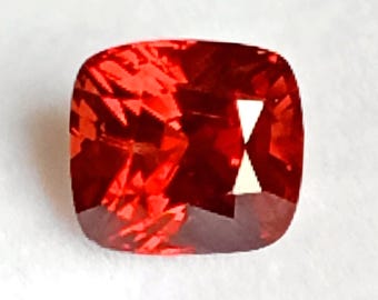 Large Spinel, 5.90 Cts., Red Spinel, Natural Red Spinel ,Natural Spinel ,Natural Vietnam Spinel ,Natural Spinel Cushion, IGI Certified
