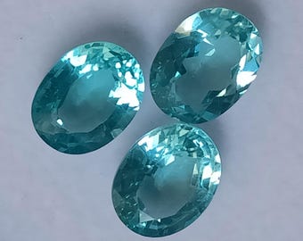 Paraiba Apatite, 5.82 Carats, Neon Blue,Apatite, Natural Apatite, Brazilian Apatite, Paraiba Color Apatite, Oval Faceted
