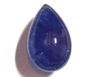 Large Tanzanite Pear, 31.41 Cts., Tanzanian Cabochon, Pear Cabochon, Tear Drop Shape, Tanzanite Pear Cabochon, Natural Tanzanite, Cabochon