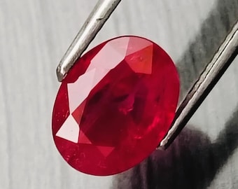 Pigeon Blood Ruby, Burma Ruby, 3.03 Carats, Ruby Myanmar, Burmese Ruby, Top Quality Ruby, Myanmar Ruby, Red Ruby, Ruby, Natural Ruby