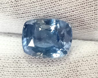 Unheated, Untreated, Natural Blue Sapphire ,4.54 Cts ,Sapphire Ceylon ,Sri Lanka, Royal Blue, Natural Sapphire ,Loose Sapphire Cushion