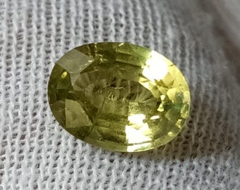 Natural Chrysoberyl, Eye Clean, CSL Certified, 1.10 Ct, Sri Lanka Chrysoberyl, Oval Facet, Mint Green Chrysoberyl, Oval Faceted, Chrysoberyl