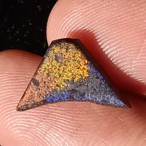 Andamooka Rainbow Matrix Opal, 3.00 Cts, Natural Australian Opal, Andamooka Opal, Andamooka, Opal, Andamooka Rainbow Matrix, Fancy Shape