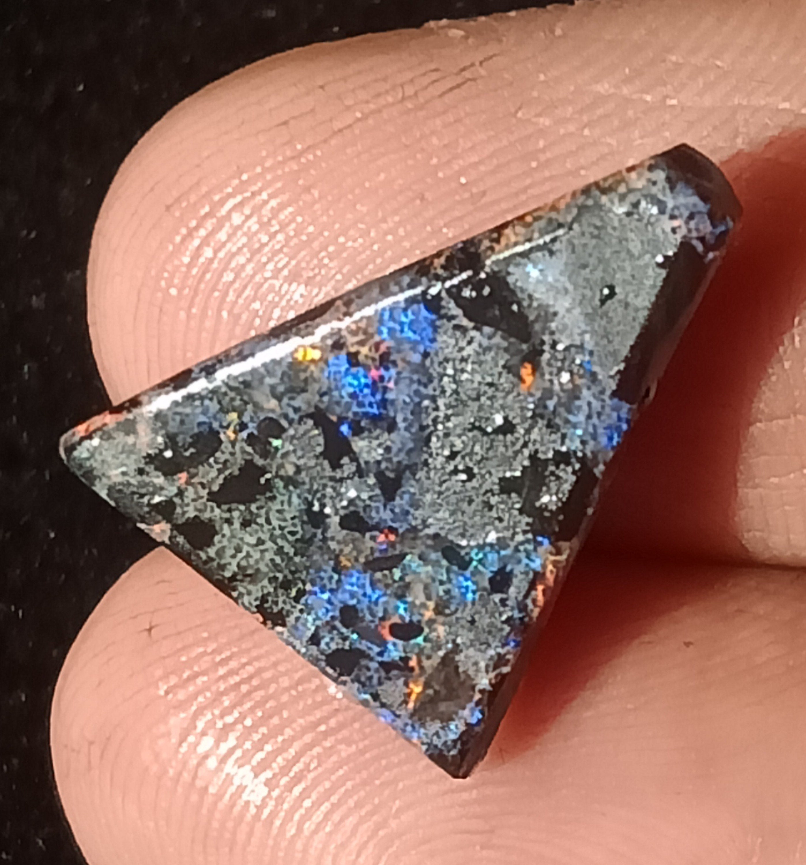 Andamooka Rainbow Matrix Opal, 6.30 Cts, Natural Australian Opal