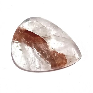 Natural Cherry Quartz, 60.77 Cttw., Pear Shape, Cabochon, Cherry Quartz Gemstone, Natural Quartz, Loose Gemstone , Natural Mineral Quartz