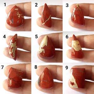 Red Jasper, Healing Stone, 100%Natural,Jasper, Medium, Large ,Loose Red Jasper, Fancy Shape, Cushion,Pear Shape, Wire Wrap, Silver Jewellery
