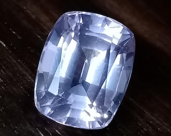 Natural Apatite, Color Shift Apatite, 7.46 Cts, Certified, Lavender Apatite, Rare Stone, Lavender, Vibrant Brilliance, Long Cushion,Apatite