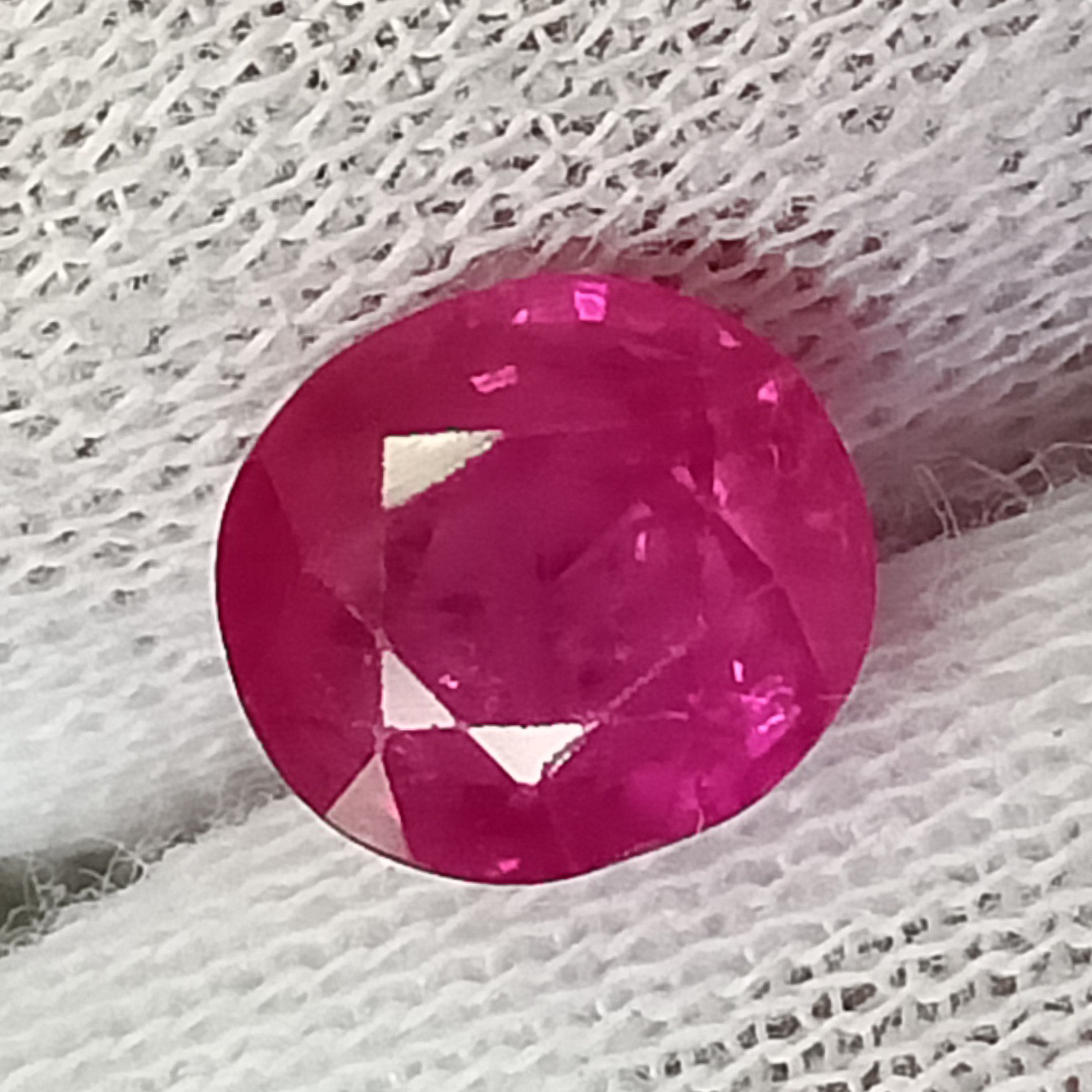 Old Burma Ruby, Natural Ruby, Old Cut Ruby, 1.60 Cts., Oval Ruby ...