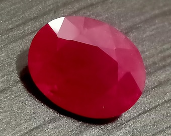 Red Ruby Myanmar, 4.38 Cts, Ruby, Burmese Ruby, Burma Ruby, Pigeon Blood Ruby, 4 Carat + Ruby, Top Quality, Ruby Myanmar ,Ruby Oval Facet