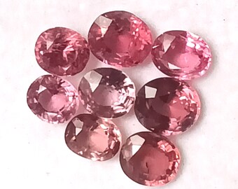 Pink, Red, Spinel, 5.60 Cttw, Natural Spinel, Oval Shape, Vietnam Spinel, Spinel Lot, No Heat Spinel, Spinel Oval Faceted, Natural Spinel