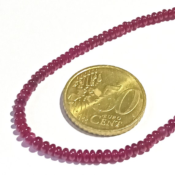 Ruby beads mala deals