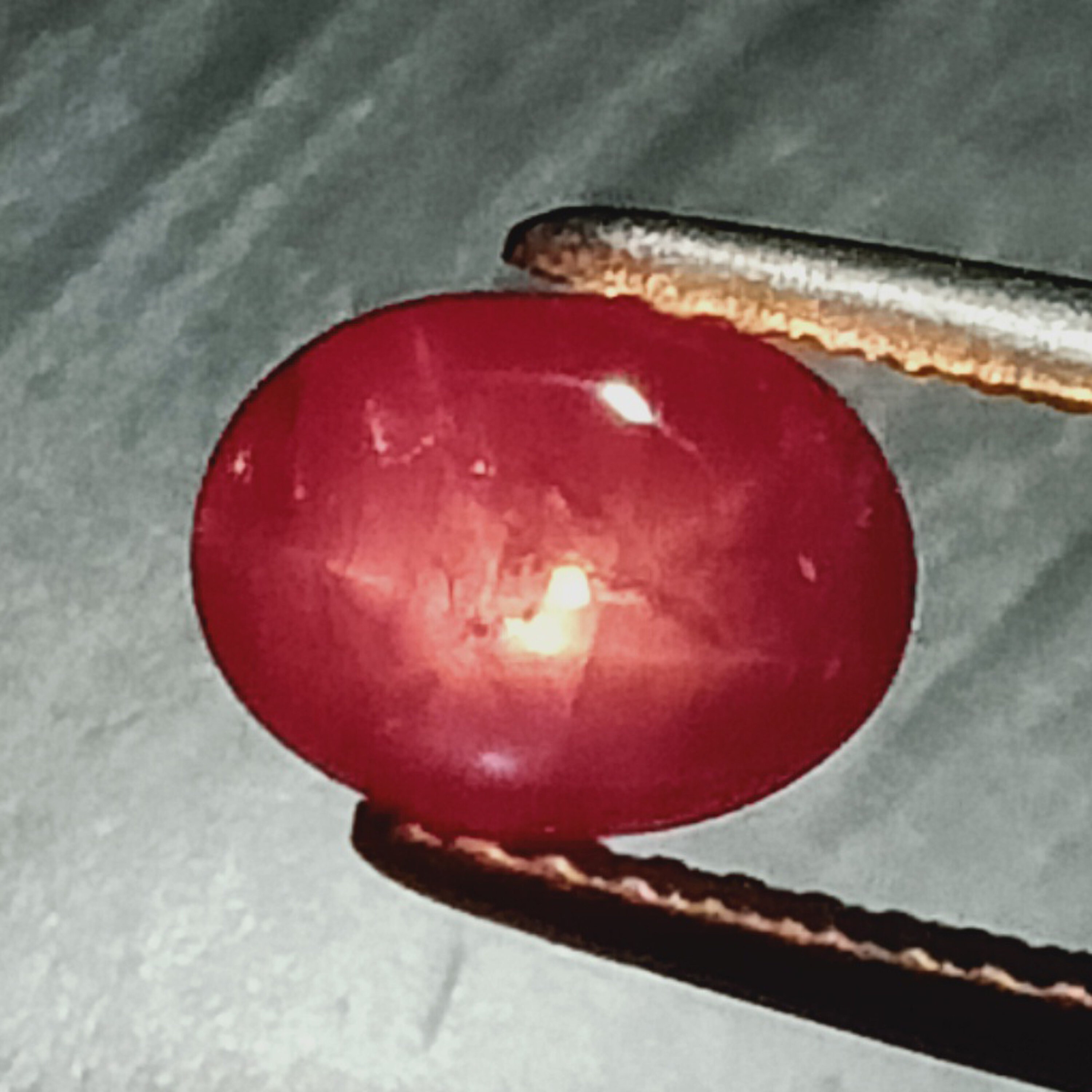 No Heat Star Ruby ,1.71 Cttw ,african Star Ruby ,star Ruby 2