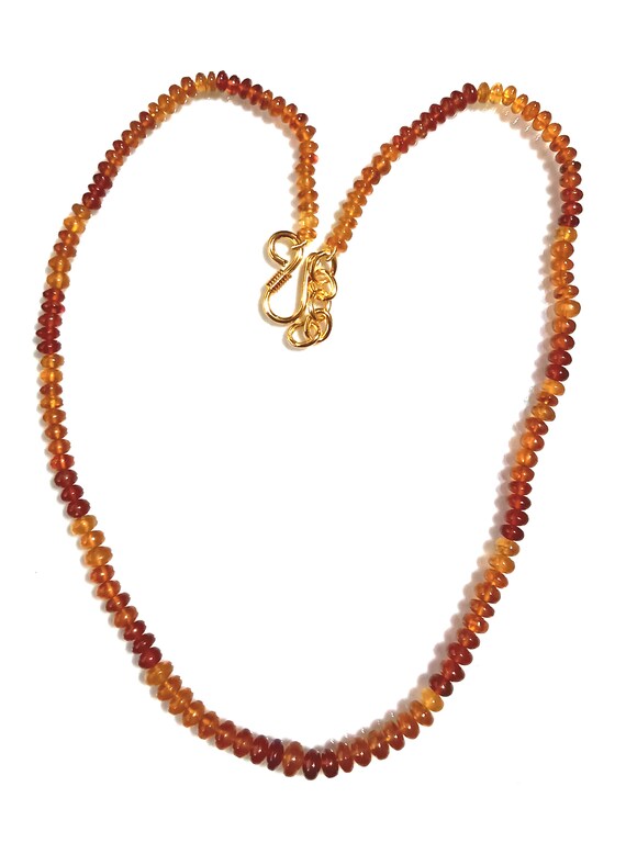 Hessonite necklace cheap