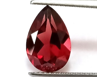 High Quality Rhodolite, Wine Color Garnet, 3.50 Cts., African Garnet, Rhodolite Garnet, Rhodolite Garnet Pear Faceted, Rhodolite Garnet