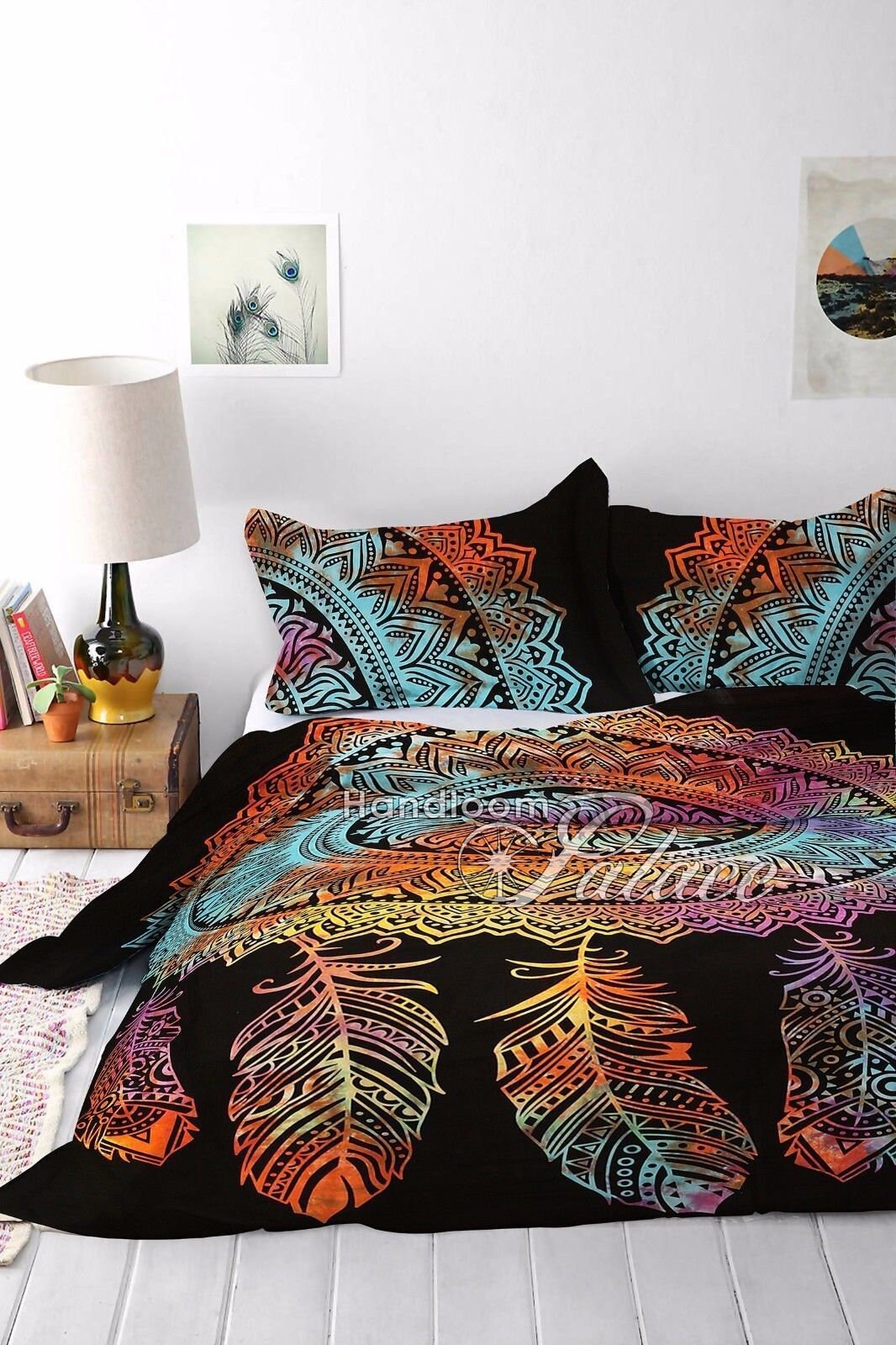 Queen/twin Size Duvet Cover Mandala Duvet Cover Hippie Bedding