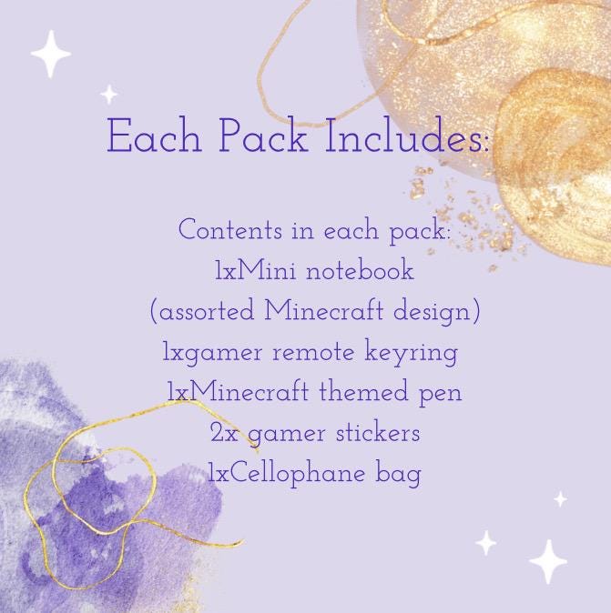 Minecraft Aussie Gift Packs