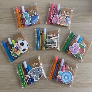 Assorted Party Bag Add on in Mixed Designs-Perfect add on to our range of party bags, inc.bubbles,stickers,glitter glue, crayons,pencils etc