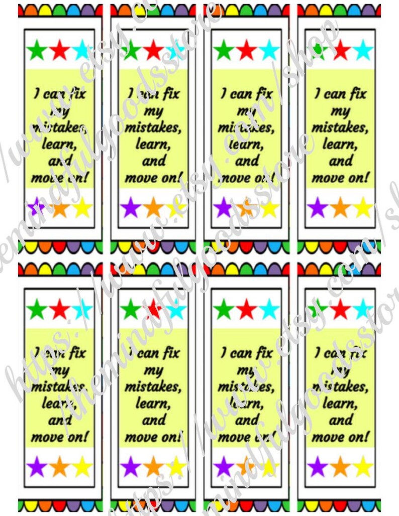 growth mindset bookmarks coloring black white teacher