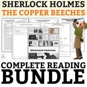 Lição sobre o conto de Sherlock Holmes, "A Aventura das Faias de Cobre", Teatro de Leitura, Atividades de Leitura, Sugestões de Escrita, 7º ao 12º ano