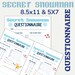 Secret Snowman Questionnaire | Printable Questions | Christmas Office ...