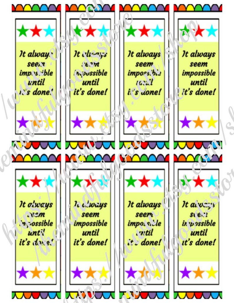 growth mindset bookmarks coloring black white teacher etsy